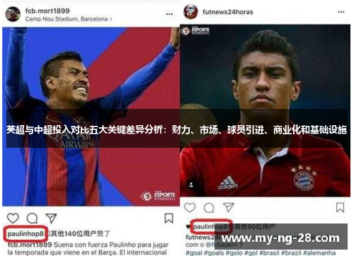 英超与中超投入对比五大关键差异分析：财力、市场、球员引进、商业化和基础设施